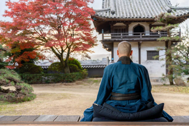 istock A Japanese Rinzai Buddhist priest is zazen 1355648528