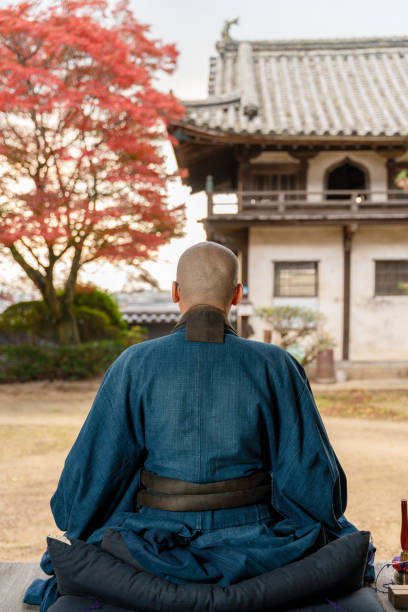 istock A Japanese Rinzai Buddhist priest is zazen 1355648546