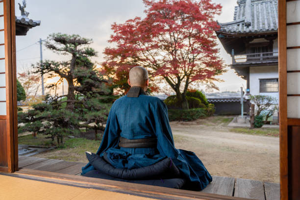 istock A Japanese Rinzai Buddhist priest is zazen 1355648557