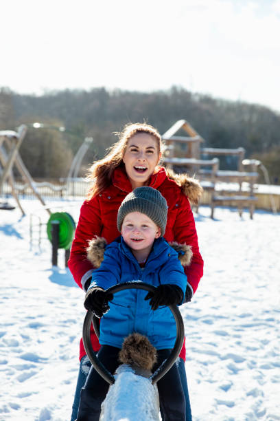 istock Snowy Day at the Park 1355649007