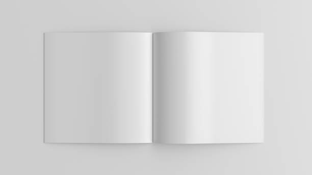 istock Square brochure or booklet mock up on white background. 1355651174