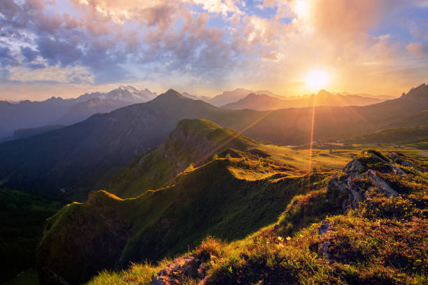 istock sunset in summer on Passo di Giau, Dolomites, Italy 1355654050