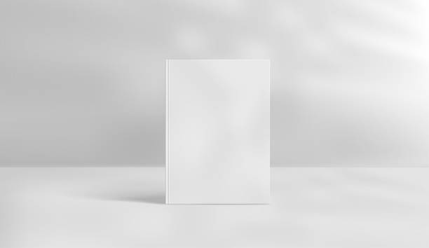 istock White book with sun flare effect. Light of the window with reflections on the wall and on the floor 1355659709
