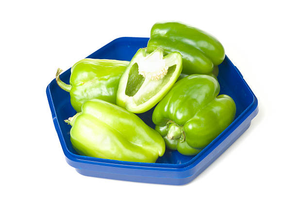 Free Stock Photo of Metal Plate With Green Peppers | Download Free ...