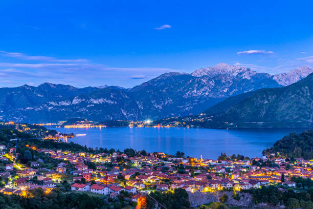 istock Lake Como, Colonno and Bellagio. 1355662636
