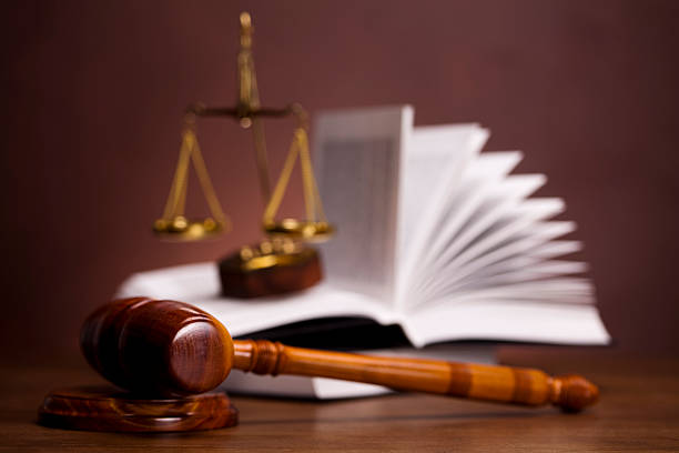 istock Judges wooden gavel 135566415