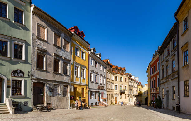 A picture of the Grodzka Street, in Lublin.