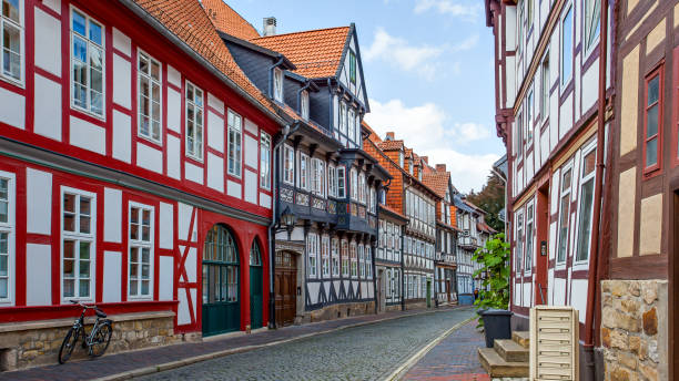 istock Old street in Germany 1355665658