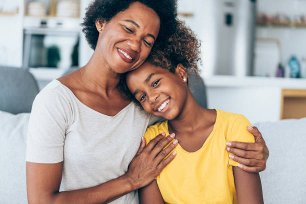istock Mother and daughter at home. 1355666543
