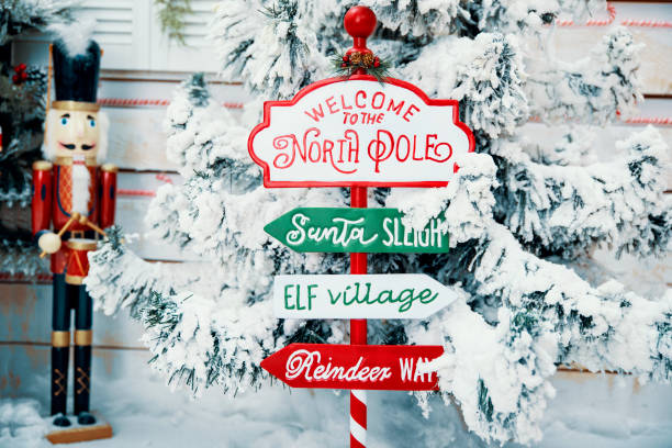 istock Backyard home Christmas Winter Holiday decoration 1355670825