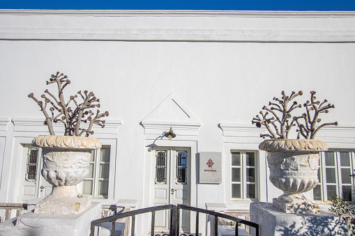 Botargo Restaurant, a commercial establishment in Pyrgos Kallistis on Santorini in South Aegean Islands, Greece