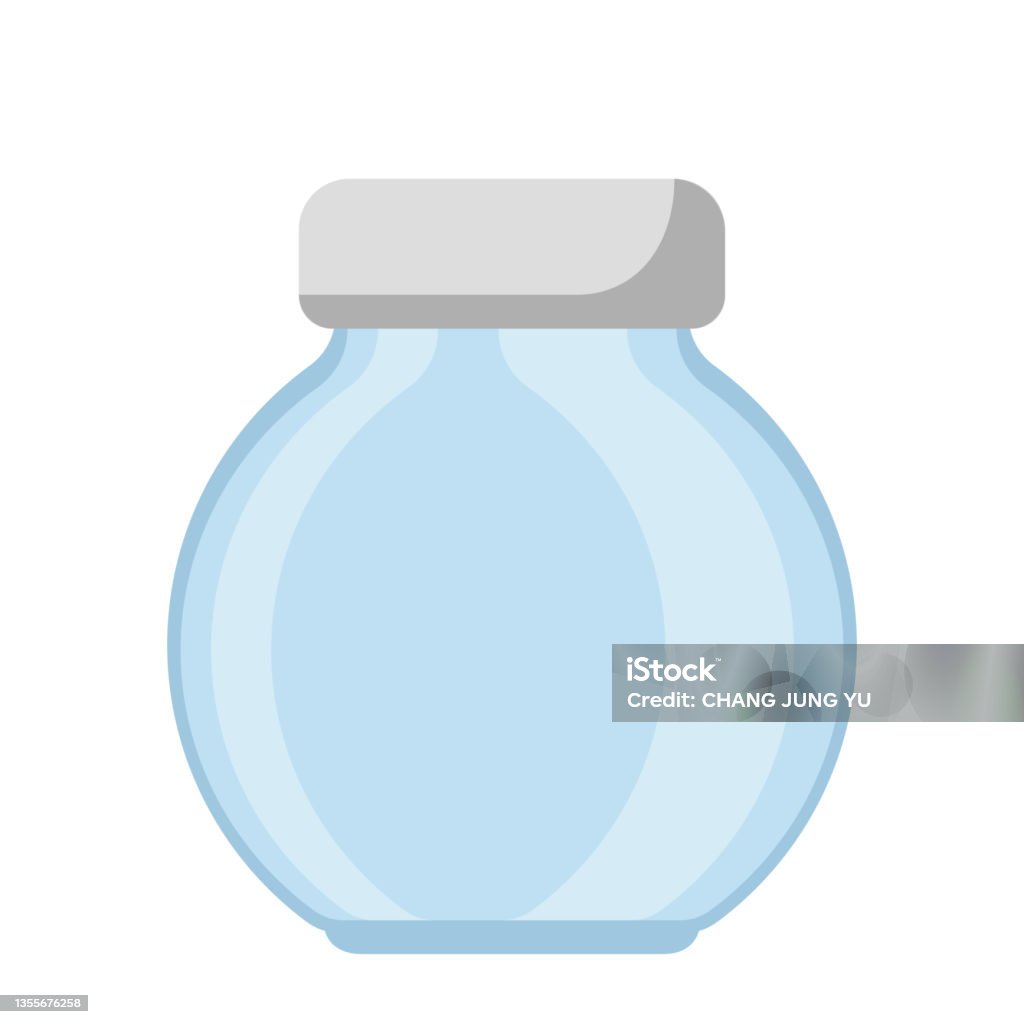 Empty Glass Bottle Stock Illustration - Download Image Now - Bottle