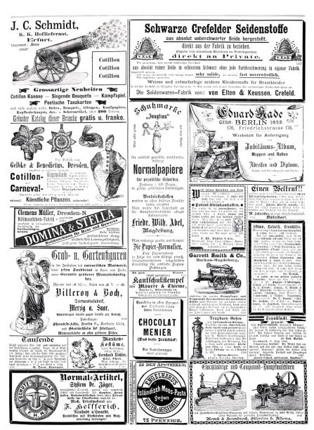 istock Ads in German magazine of 1887 including Villeroy & Boch 1355676561