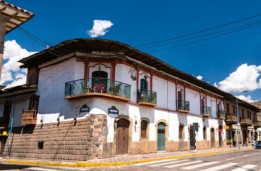 Traditional architecture of Cusco. UNESCO world heritage in Peru