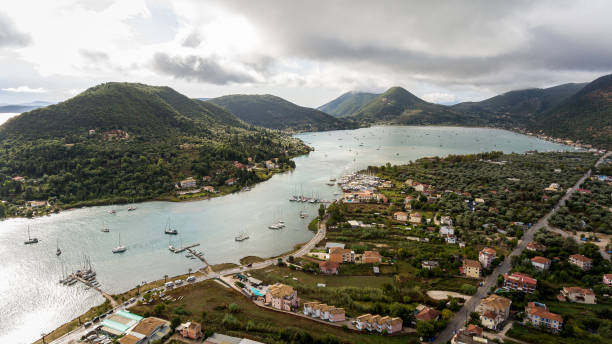 istock Nydri village in Lefkada island Greece 1355682356