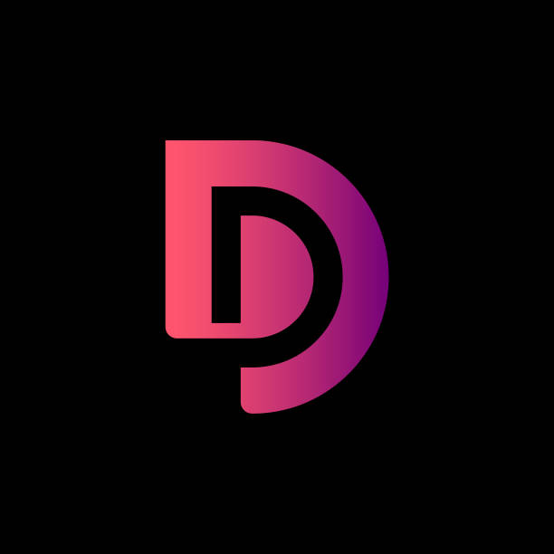 D Logo set D Logo set. letter d stock illustrations