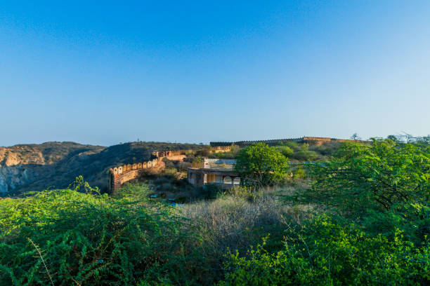 istock Nahargarh Fort on a cloudy day 1355684547