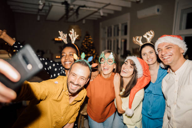 istock Taking a selfie to remember New Year's Eve party 1355685890