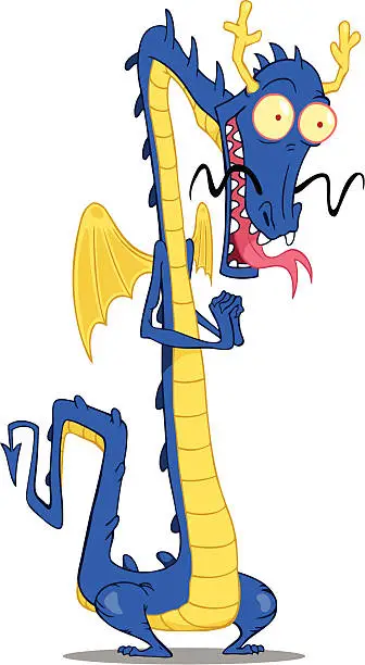 Vector illustration of Dragon