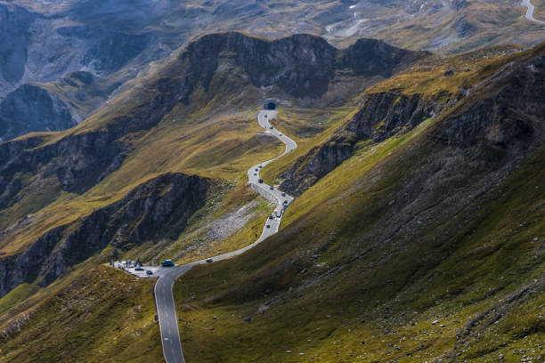 istock Mountain road in Alps 1355687752