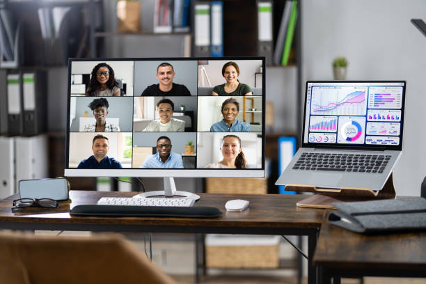 istock Online Video Conference Virtual Meeting 1355687789