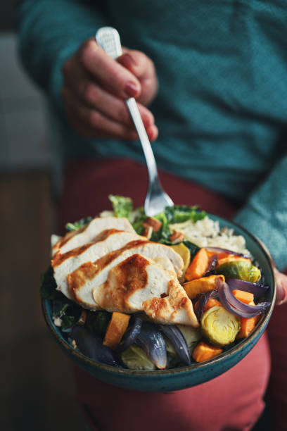 istock Farmers Harvest Chicken Rice Bowl 1355689088