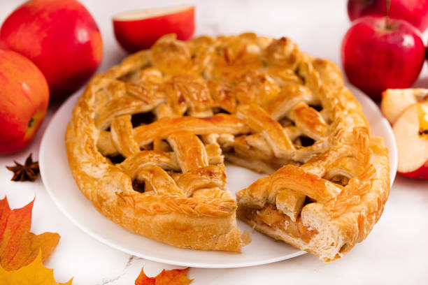 istock apple pie and a slice of pie 1355691742