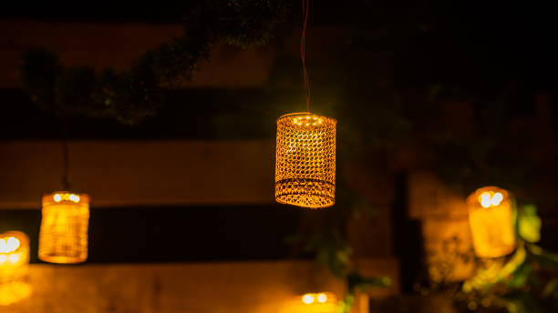 istock Lantern. Christmas light, christmas decor and scene 1355697853