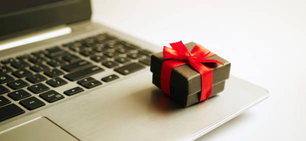 istock Online shopping for holidays 1355703541