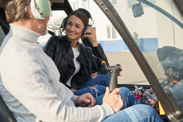 istock Excited young lady feeling thrilled about an air travel 1355710028