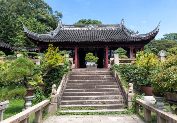 istock Temple stairs at Suzhou 1355716046