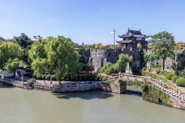 istock Citywall at Suzhou 1355716082