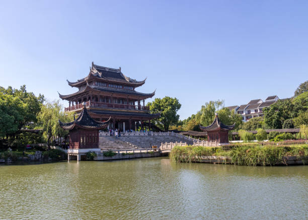 istock Panmen historic garden at Suzhou 1355716094