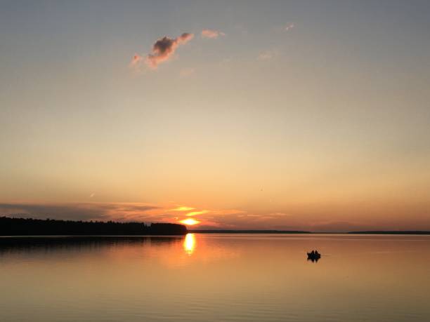 istock Beautiful view on the sunset 1355724915