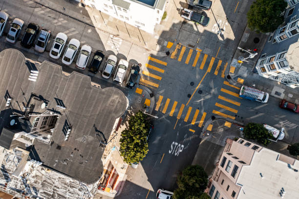 istock Looking down on Street on Telegraph Hill San Francisco 1355742727