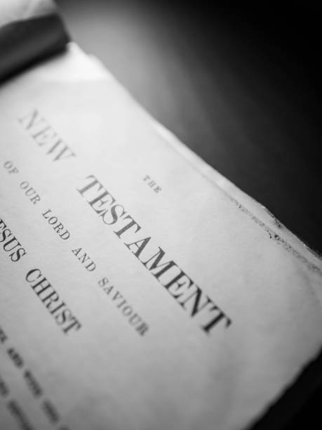 istock Close up of old Holy bible 1355758364