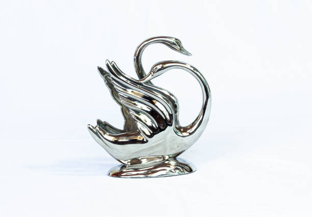 istock ancient silver swan napkin holder 1355760840