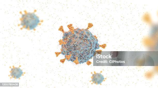 Covid19 Virus Sarscov2 Omicron Strain Covid19 South African Variant B11529 Omicron Stock Photo - Download Image Now