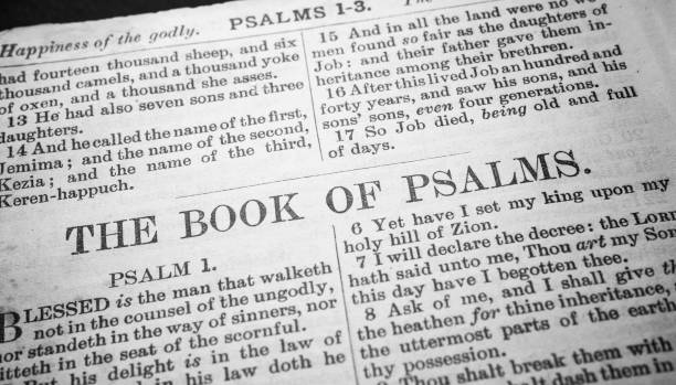 istock Close up of old Holy bible 1355790418