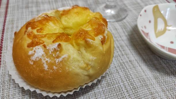 istock Freshly Baked danish Pastry with cheese 1355798425