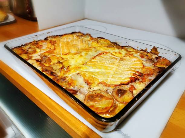 istock Tartiflette, regional cheese specialty 1355802942