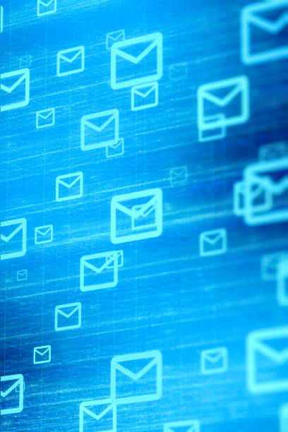 Electronic mail stock photo