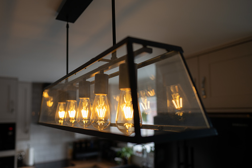Rustic led kitchen pendant lights