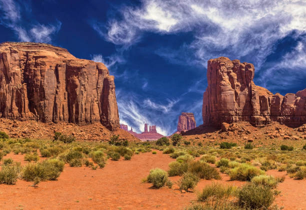 istock Rocks in Monument Valley, Wild West USA 1355815883