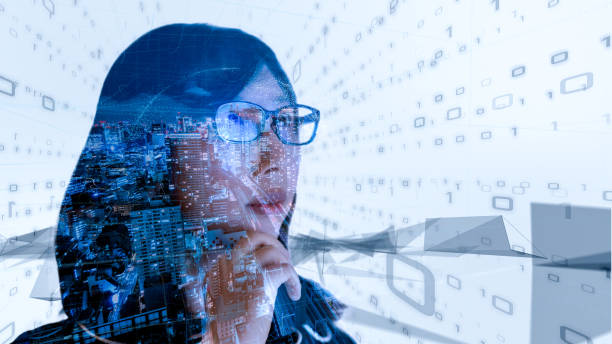 istock 5G and AI technology, Global communication network concept. World map point, line, composition, representing the global, Global network connection, international meaning. 1355817886