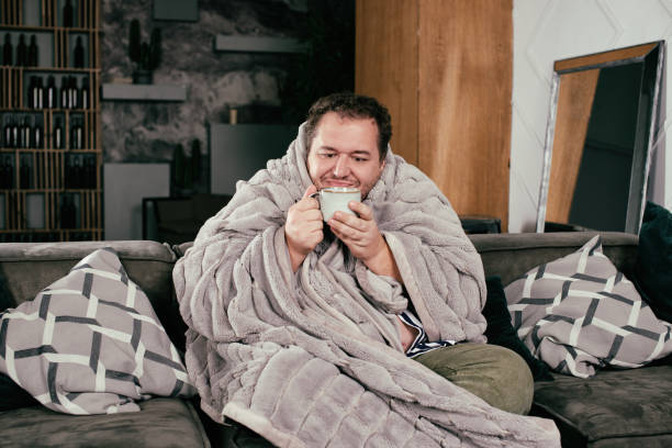 istock Colds and viruses. Man and health problems. 1355819483