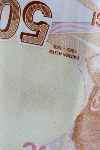 istock close-up Turkish lira banknote  background 1355820837
