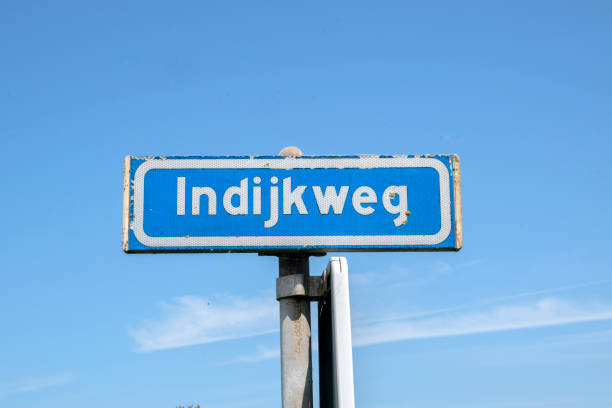 istock Street Sign Indijkweg At Abcoude The Netherlands 1355825914