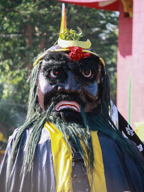 istock Chinese tradition depicts an evil statue. 1355831050