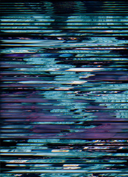 istock color glitch noise digital distortion blue purple 1355832920